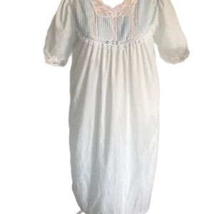 VTG Barbizon Baby Blue Lace Nightgown
